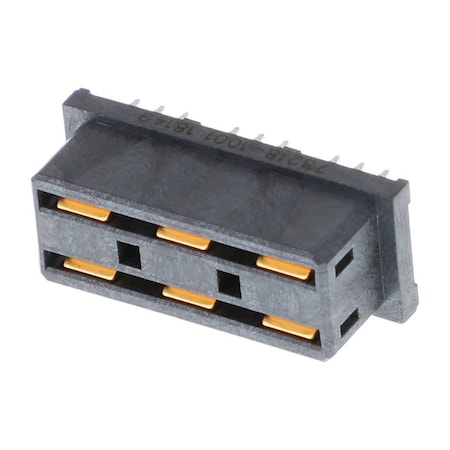 Molex High Speed / Modular Connectors Impact Pwr 6Pr Vt Rcpt Pf .76Aulf 6Ckt 782181001